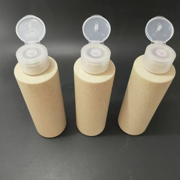 Eco Friendly 2oz 4oz Degradable Shampoo and Conditioner Bottle Wheat Straw Material Plastic Bottles