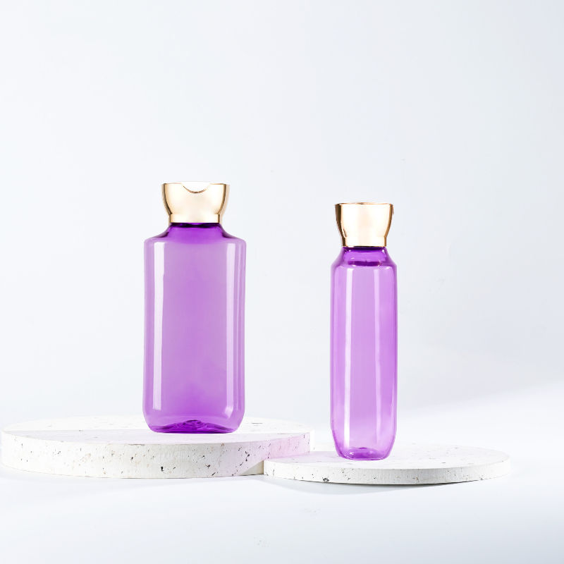 250ml 300ml PET Disc Top Oval Plastic Bottles Manufacturer Supply Conditioner Shampoo Packaging for Cosmetics