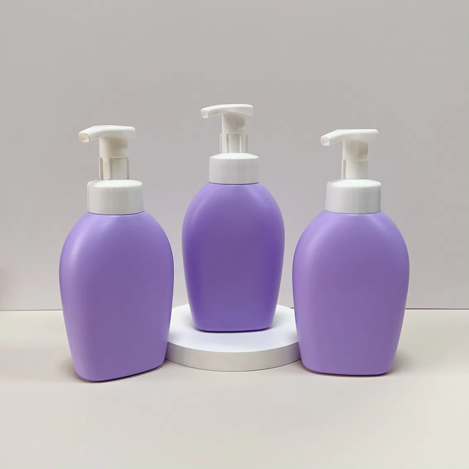Empty Skin Care Cleanser Baby Bottle 500ml HDPE Cosmetic Plastic Foam Soap Dispenser Foam Pump Bottle