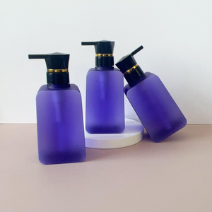50ml 250ml 450ml 750ml PETG Cosmetic Packaging Bottle Plastic Square Shampoo Empty Lotion Pump Bottle