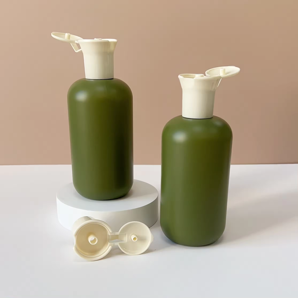 10oz HDPE Body Wash Package Extruded Lotion Shampoo Plastic Bottle With Disc Top Cap