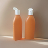 12oz HDPE Cosmetics Packaging Squeeze Bottle Shower Gel Bottle With Flip Cap Soft Touch