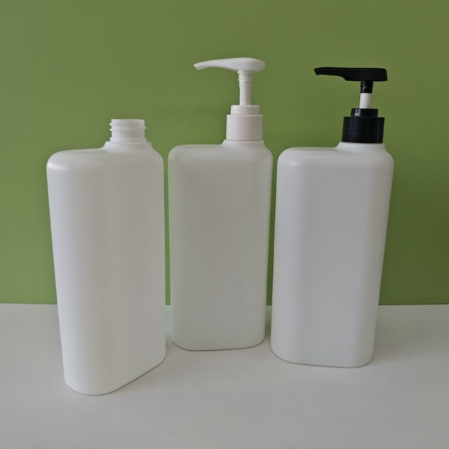 20oz 40oz HDPE Skin Care Cosmetics Packaging Plastic Shampoo Bottle With Pump