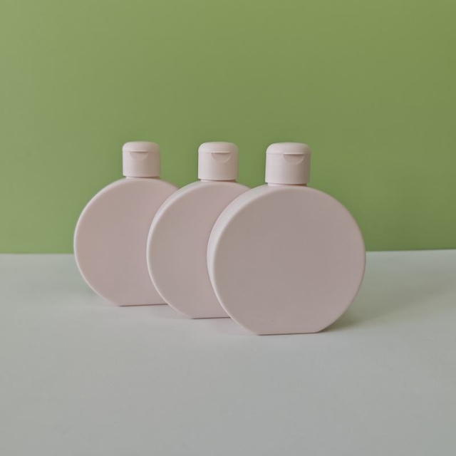 100ml HDPE Cosmetics Packaging Soft Touch Squeeze Bottle Shower Gel Bottle With Flip Cap for Travel Size