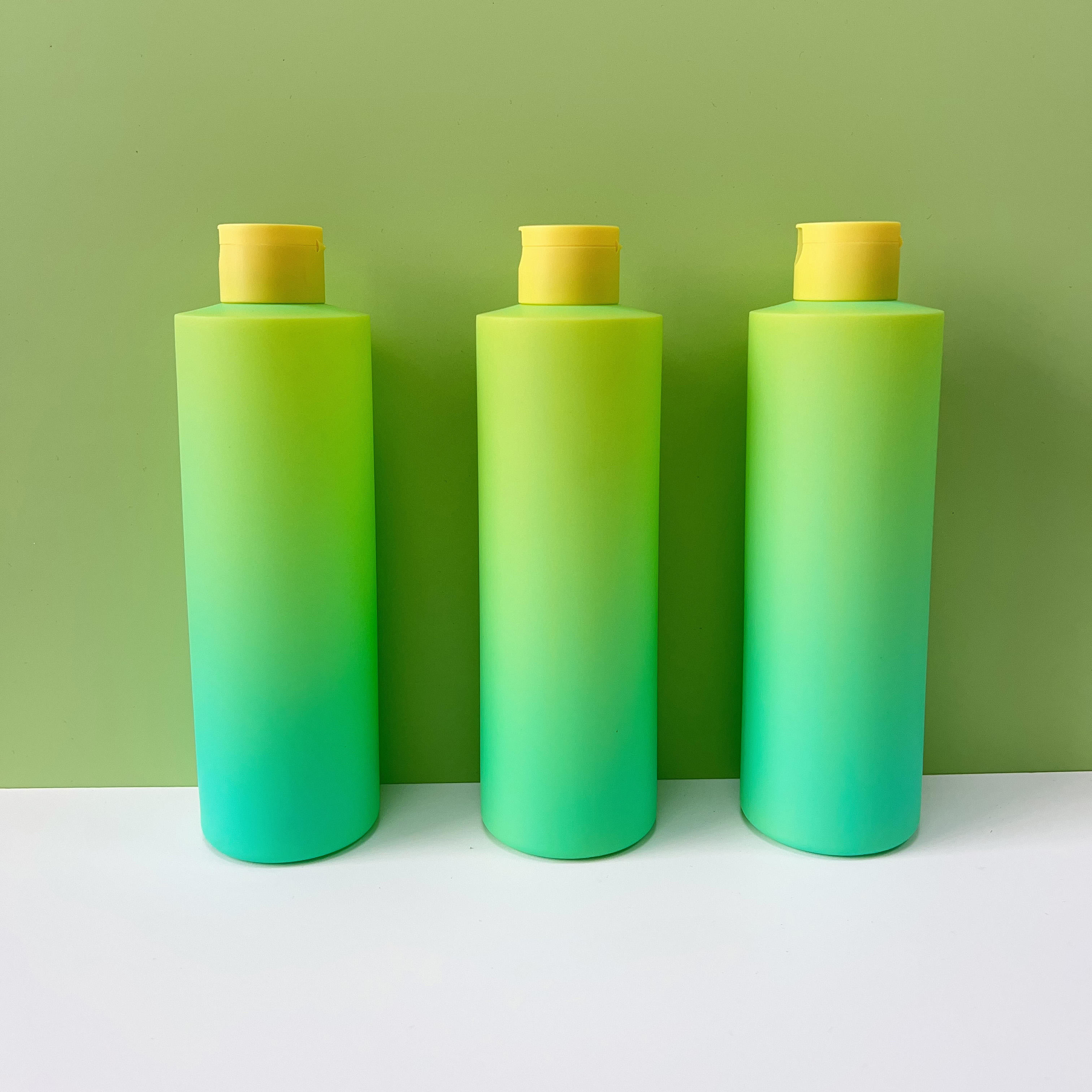 Deluxe HDPE 415ML High Material Color Bright and Colorful for Body Serum Shampoo Hair Skin Care Sho Plastic Body Wash Bottle