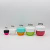Colored 30ml 80ml 150ml 250ml 280ml 300ml 500ml Custom Body Cream Containers Packaging Plastic Bowl Shape Cosmetic Jar