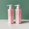 200ml-600ml Hexagonal PET Plastic Body Wash Bottle Pressure Pump Body Lotion Bottle Shaped Design