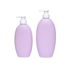 550ML 800ML HDPE Shampoo Shower Gel Plastic Container Custom Luxury Bottles Soft Touch Bottles