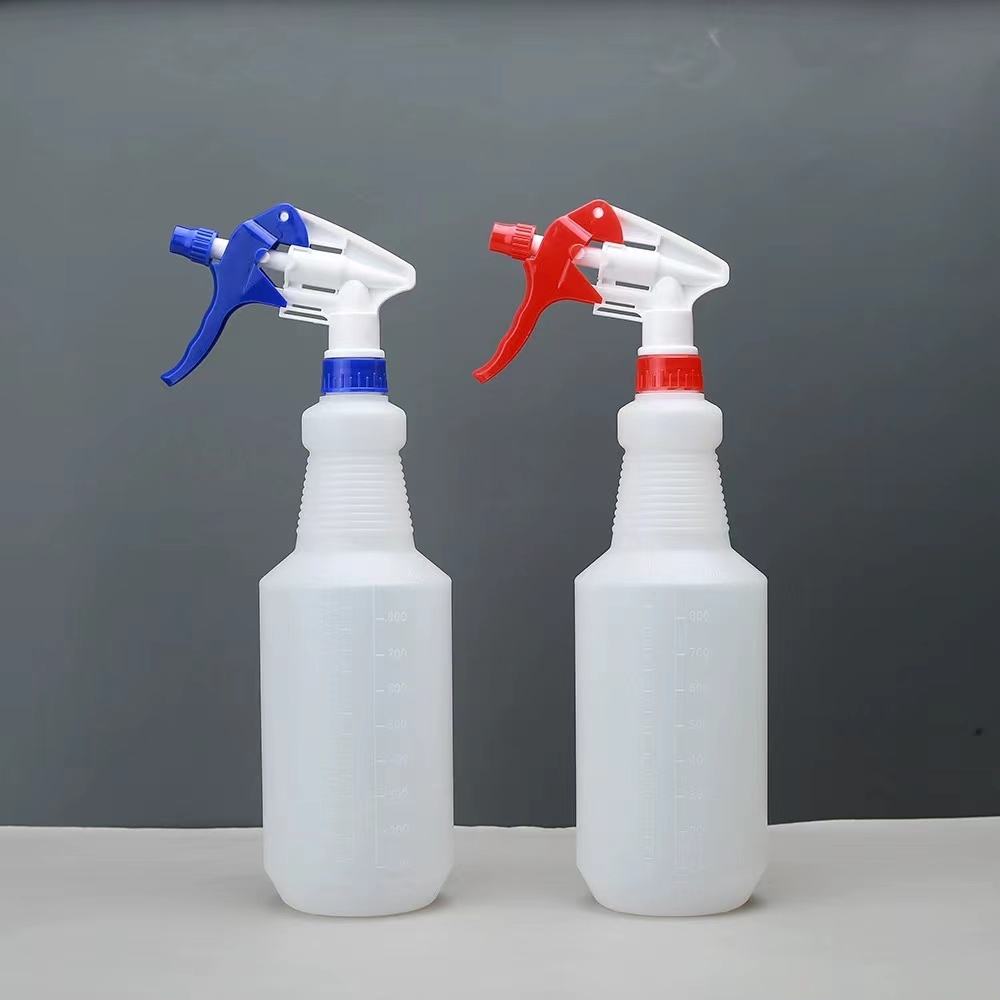 500ml 750ml 1L Empty Plastic Hdpe Liquid Detergent Cleaning Trigger Spray Bottle