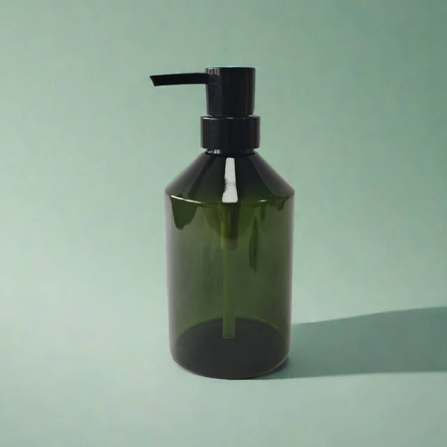 Custom Luxury 500ml PET Plastic Pump Bottle Shampoo Shower Gel Body Wash Bottle