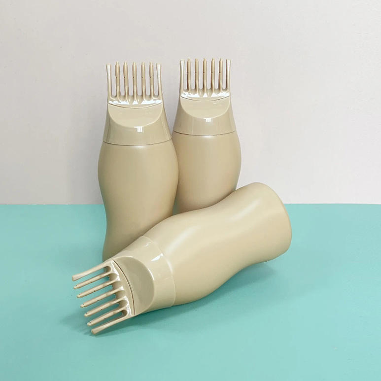 Factory Direct Sales of a Variety of Capacity 170ml 180ml 240ml 300ml Hdpe Hair Essential Oil Comb Bottle