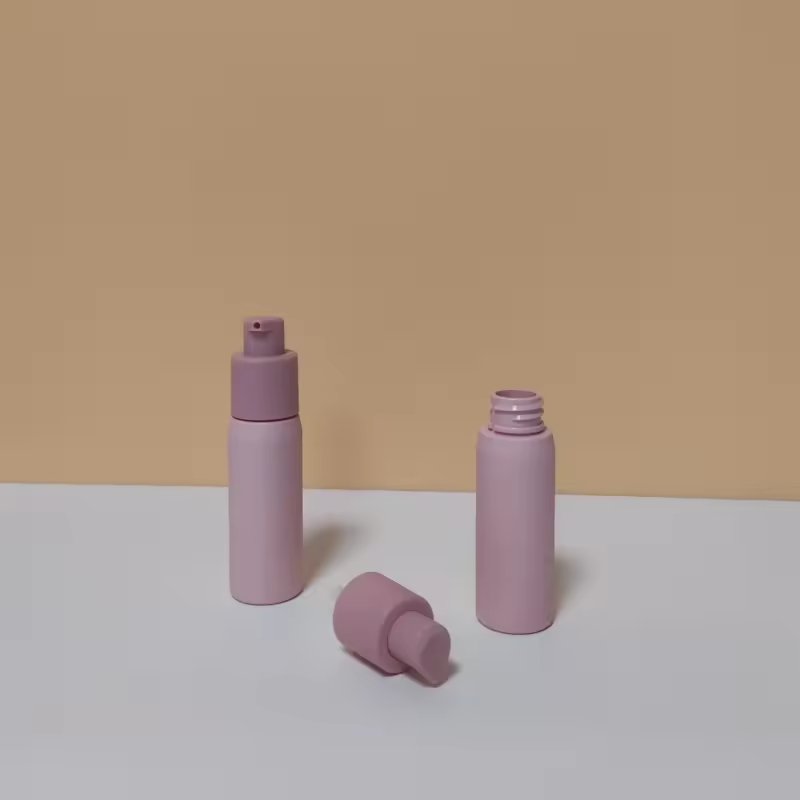 Luxury 20ml 30ml PET Lotion Pump Bottles Cosmetic Facial Cleanser Pump Bottle