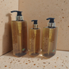Custom Luxury 300ml 500ml PETG Plastic Pump Bottle Shampoo Shower Gel Body Wash Square Bottle