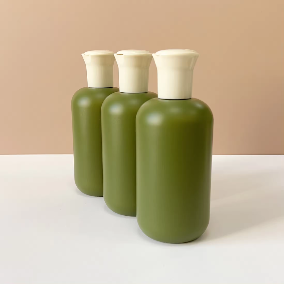 10oz HDPE Body Wash Package Extruded Lotion Shampoo Plastic Bottle With Disc Top Cap