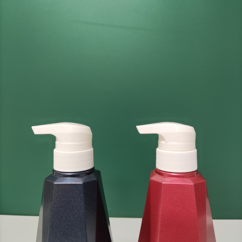 15oz Unique Shape Shampoo Shower Gel Bottle PET Plastic Bottle Lotion Bottle Plastic Packaging