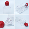 250ml Factory Price PETG Container 300ml Plastic Lotion Bottle With Red Ball Cap