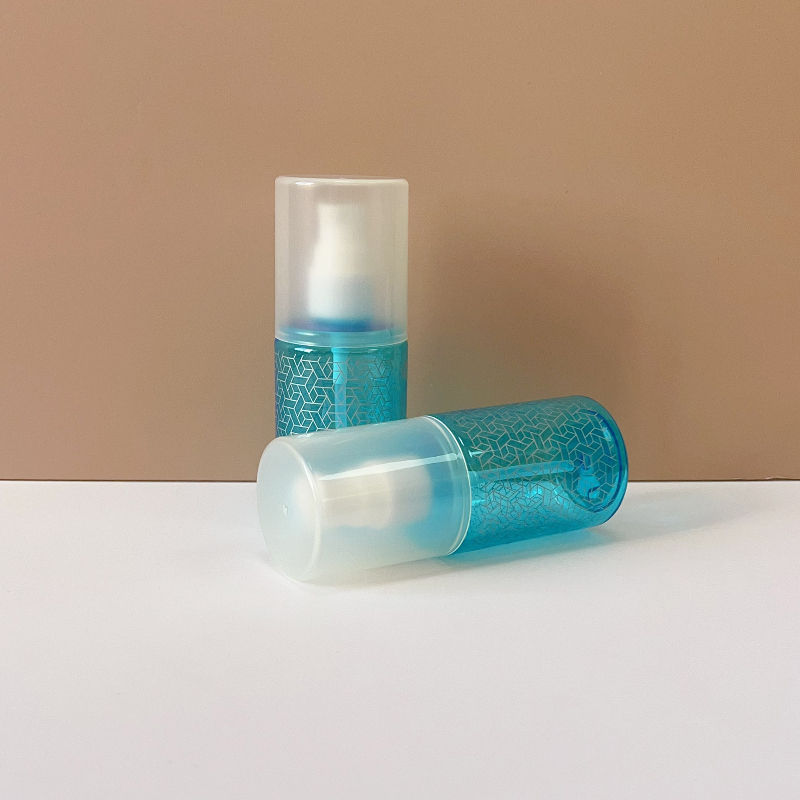 Factory Supply 100ml PET Toner Body Lotion Plastic Bottle With Emulsion Pump