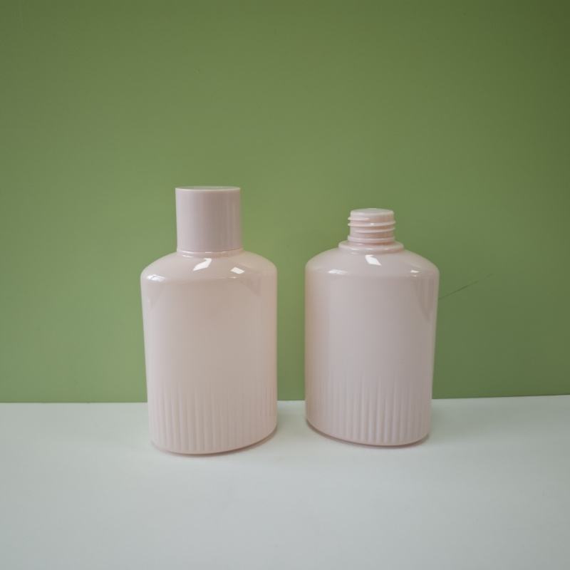 200ml Personal Care Lotion Packaging Bottle Pet Flat Extruded Plastic Bottle Shampoo Body Lotion Bottle