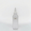 Transparent PET Hair Oil Bottle with Pump Sprayer 100ml-500ml Plastic Squeeze Pointed Mouth Bottle Sizes