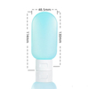 60ml HDPE Body Lotion Facial Cleanser Bottle Soft Material Bottle Sub-bottling Soft Touch Bottle