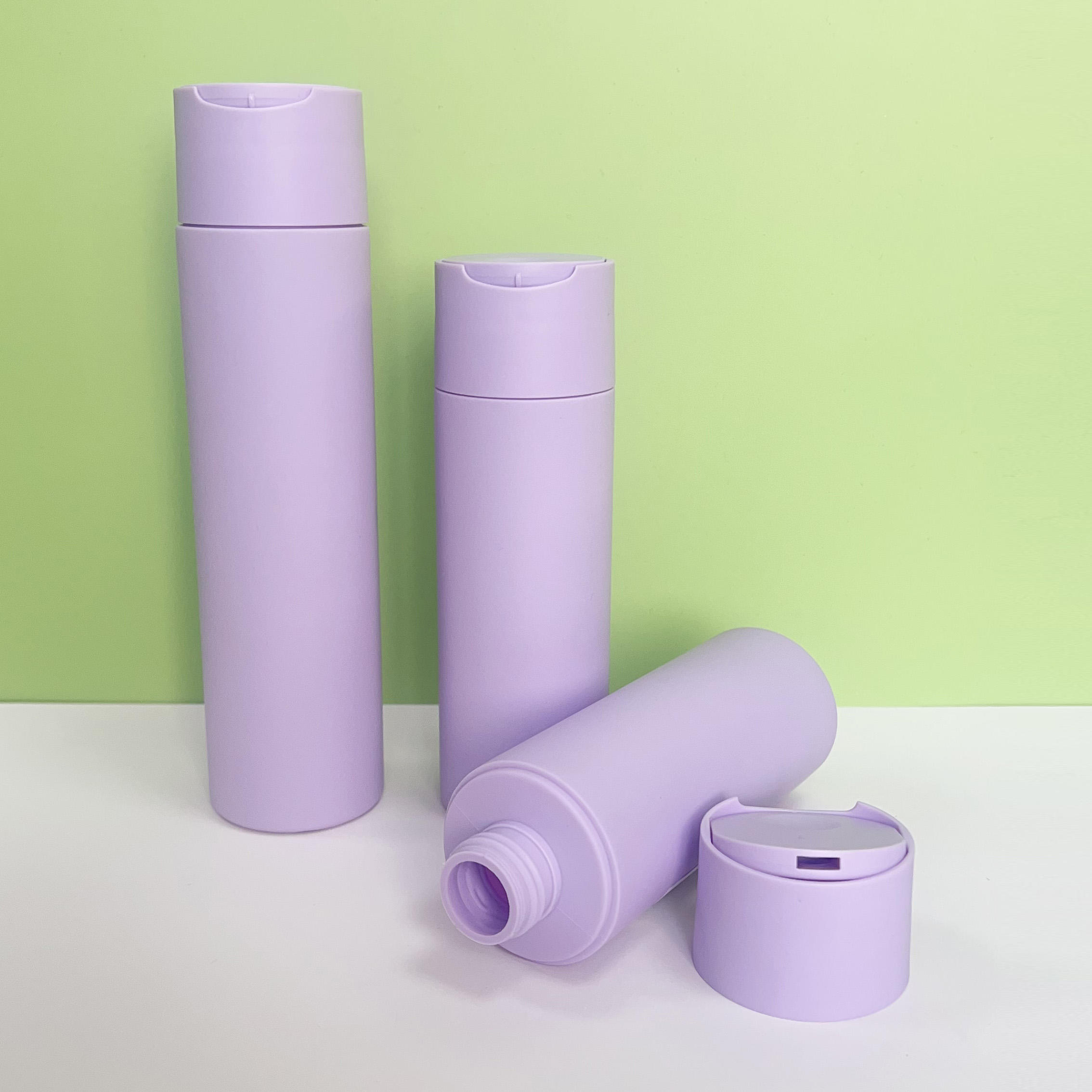 Factory Direct Sales 200ml 238ml Hdpe Hand Cream Shampoo Body Cream Flat Shoulder Round Plastic Bottle