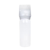 Custom 200ml 300ml 500ml PE Hair Oil Bottle With Comb Eco-friendly Plastic Salon Hair Baster With Comb
