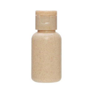 Eco Friendly 35ml 60ml 100ml Degradable Shampoo and Conditioner Bottle Wheat Straw Material Plastic Bottles