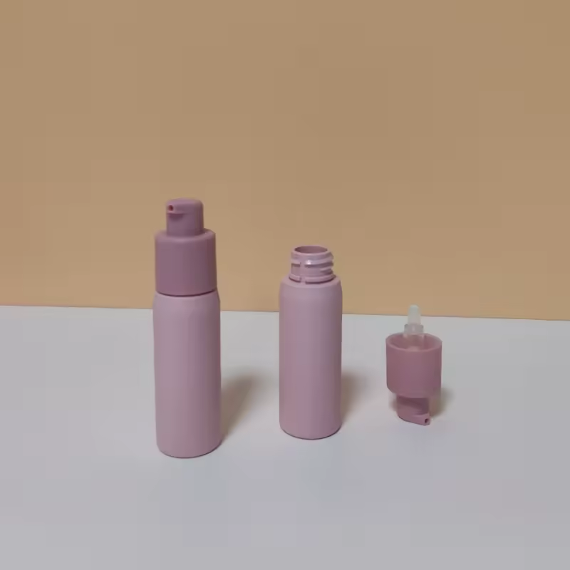 Luxury 20ml 30ml PET Lotion Pump Bottles Cosmetic Facial Cleanser Pump Bottle