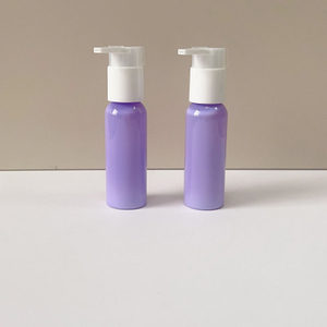 Custom 50ml Plastic PET Fancy Travel Size Portable Colorful Skincare Cosmetic Lotion Bottle With Pump