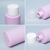 Custom 90ml 300ml 500ml HDPE Soft Touch Squeeze Plastic Lotion Bottle Shampoo Bottles With Press Top Cap