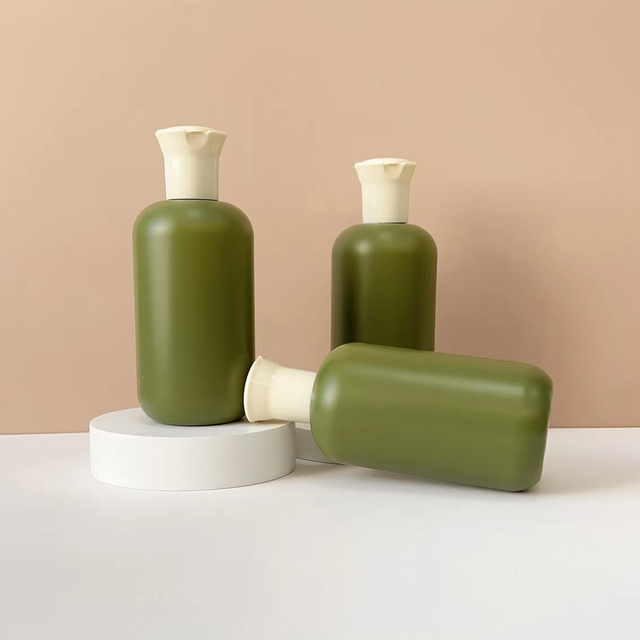 10oz HDPE Body Wash Package Extruded Lotion Shampoo Plastic Bottle With Disc Top Cap