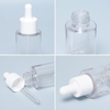 Essential Oil Serum Bottle PETG Plastic Dropper Cap 30ml to 200ml Cosmetic Empty Dropper Bottle