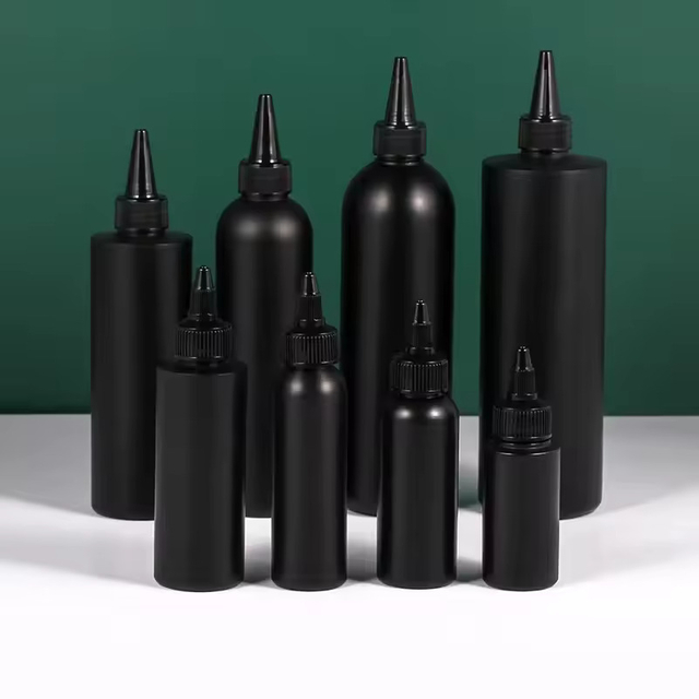 30-1000ml Round Luxury Empty HDPE Plastic Toner Skin Care Lotion Bottle Easy To Squeeze Soft Touch