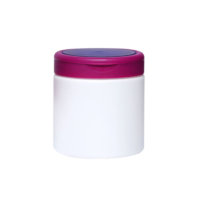 240ml 300ml 500ml High Quality Hair Mask Jar With Plush Touch Hdpe Plastic Jar for the Hairdresser