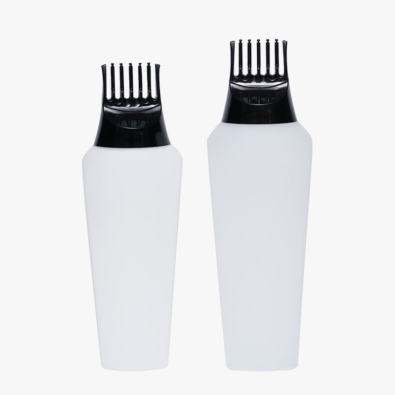 New 170ml 180ml 240ml 300ml HDPE Plastic Oil Comb Smear Bottle Shampoo Dispenser Bottle Salon Hair Coloring Plastic Bottle