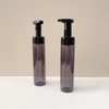 New 250ml Pet Mousse Foam Bottle Clear Black Plastic Foam Pump Bottle Cosmetic Packaging Plastic Bottle
