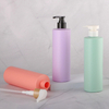 New Cosmetic Packaging HDPE Plastic Bottle Luster Round 400ml Shampoo Hair Care Bottle