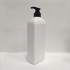 Empty Body Wash Lotion Shower Gel Press Bottle 1000ml Black Pump HDPE Shampoo Plastic Bottle