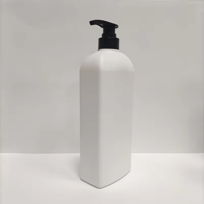 Empty Body Wash Lotion Shower Gel Press Bottle 1000ml Black Pump HDPE Shampoo Plastic Bottle