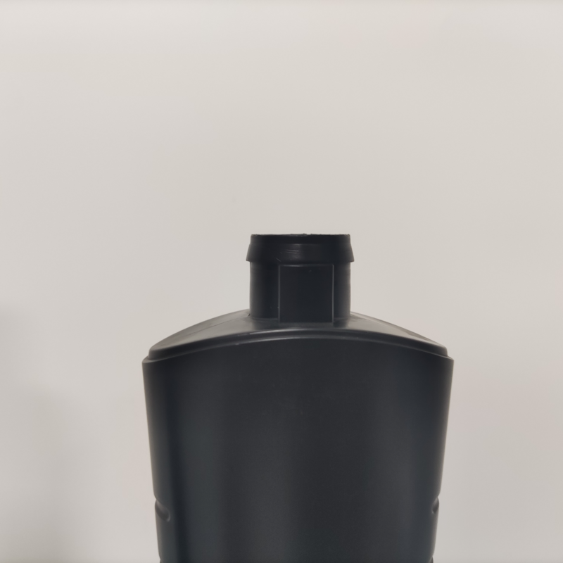 Custom 400ml Hdpe Shampoo Shower Gel Plastic Bottles Hair Conditioner Flat Cosmetic Packaging Container