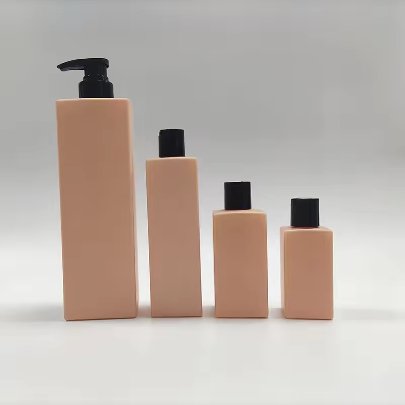 120/200/300/400/500/780/1000ml HDPE square Hand Lotion Shower Gel Press Body Lotion Bottle