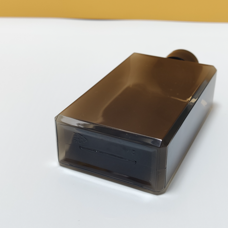 New High Quality 30ml 150ml 260ml 500ml PETG Plastic square Amber Shampoo Plastic Bottle