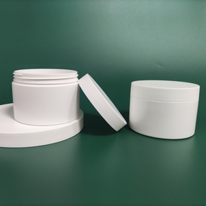 Stock Empty Pet Plastic 5oz 8oz 10oz White Cosmetic Jar for Cream Cosmetic Packaging Containers