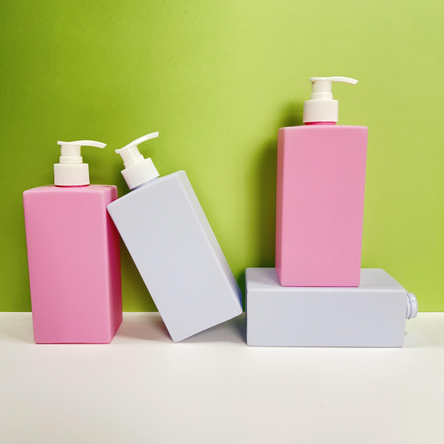 Hdpe 400ml 500ml 750ml 1000ml Cosmetic Shampoo Shower Gel Skin Care Lotion Plastic