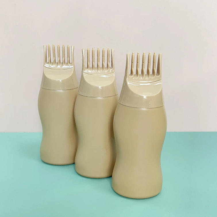 Factory Direct Sales of a Variety of Capacity 170ml 180ml 240ml 300ml Hdpe Hair Essential Oil Comb Bottle