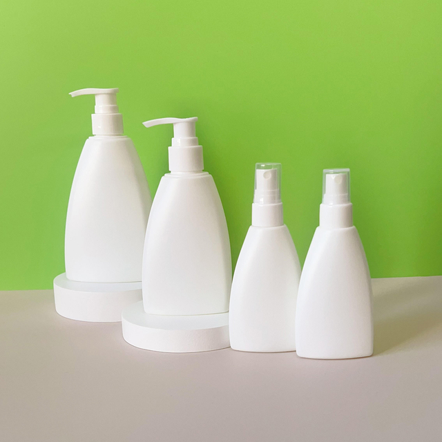 100ml 200ml 300ml Hdpe Unique Triangular Plastic Bottle Cosmetic Shampoo Cosmetic Plastic Bottle