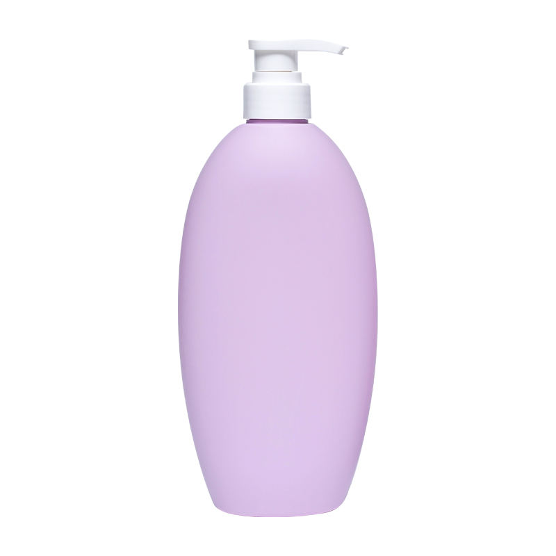 550ML 800ML HDPE Shampoo Shower Gel Plastic Container Custom Luxury Bottles Soft Touch Bottles