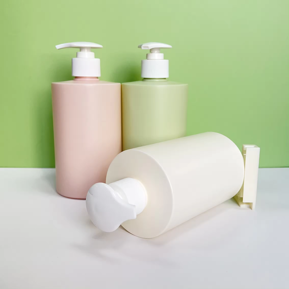 Factory Supply 500ml Hdpe Shampoo Body Care Free Sample Skin Care Lotion Plastic Wrapped Lotion Bottle