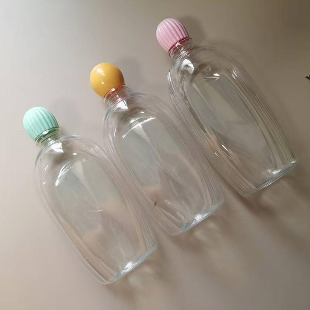 Custom Luxury 300ml 500ml PET Plastic Bottle Shampoo Shower Gel Body Wash Bottle With Unique Screw