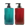 260ml 750ml 1000ml Custom square PETG Skin Care Cosmetics Packaging Container Plastic Shampoo Bottle With Emulsion Pump